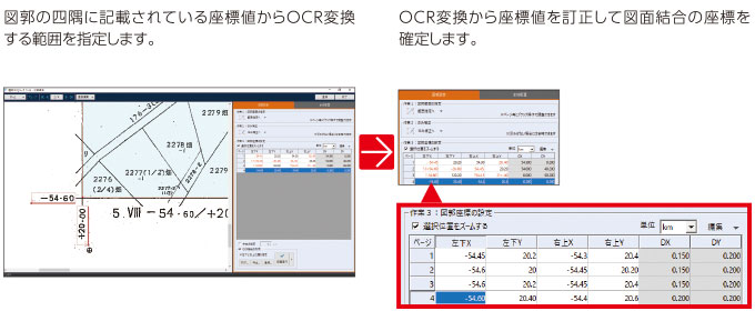 座標OCR変換