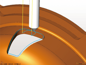 Mastercam ３次元輪郭加工